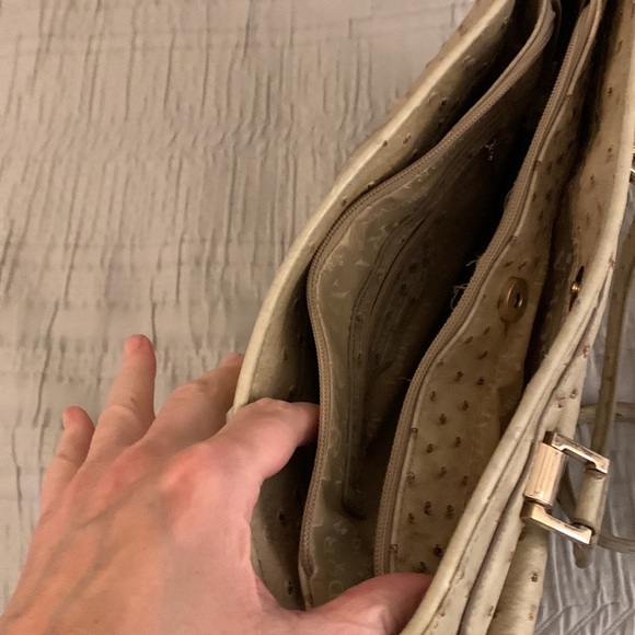 Miadora Faux Ostrich Handbag - Picture 9 of 16